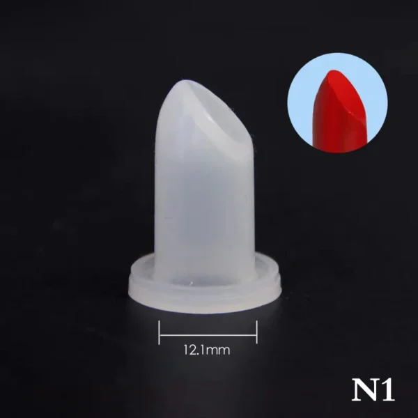 1Pc Silicone Batom Molde DIY Lip Balm Cosmético Molde Suporte Batom Molde DIY Artesanato Ferramenta Molde Feito à Mão - Imagem 17