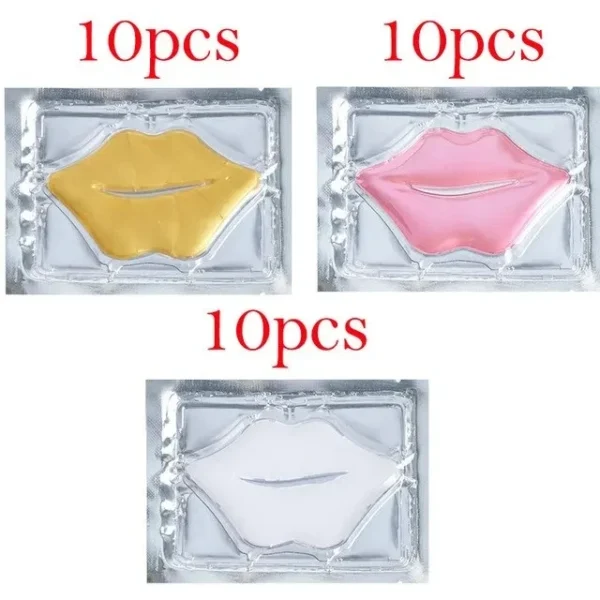 15-30p Máscara labial de colágeno hidratante antirrugas nutritiva beleza cuidados com os lábios hidratante labial adesivos para lábios almofadas de gel cuidados com a pele - Imagem 10