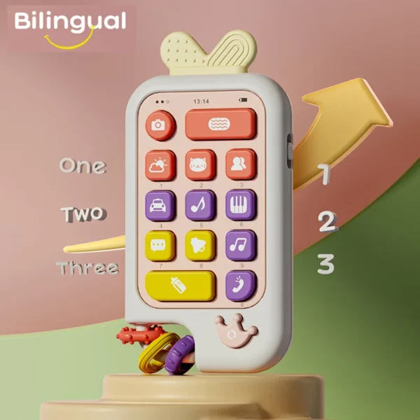 Brinquedo Baby Telephone Music Toy - Imagem 5