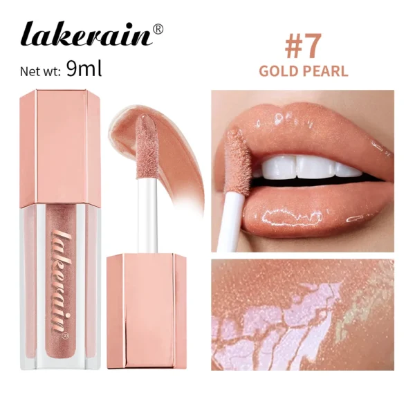 8 Cores Gloss Universal Lip Luminizer Hidratante Leve Brilho Labial Líquido Duradouro Batom Gloss Regula Lábios Pele - Imagem 8