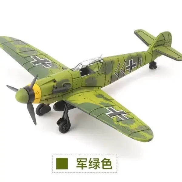Furacão Militar Fighter, Montagem Avião Modelo, DIY Puzzle Toy, Presente De Plástico, 4D, WW2 F4U Fighter P51 BF109, 1:48 - Imagem 29