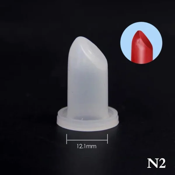 1Pc Silicone Batom Molde DIY Lip Balm Cosmético Molde Suporte Batom Molde DIY Artesanato Ferramenta Molde Feito à Mão - Imagem 15