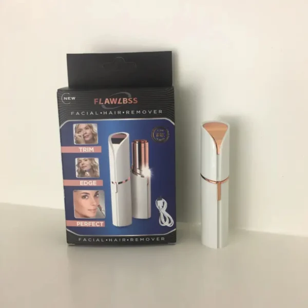 "Kit de depilação elétrica para mulheres - Barbeador de batom, aparador de sobrancelhas, removedor de pelos femininos" - Imagem 7
