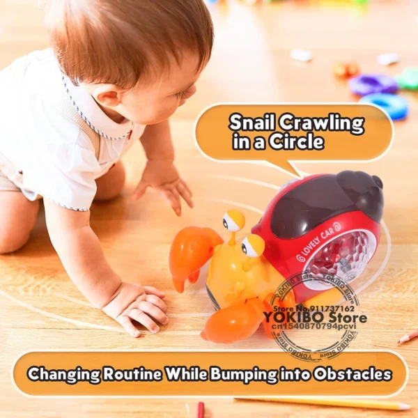 Brinquedo Crawling Crab Baby Toys - Imagem 2