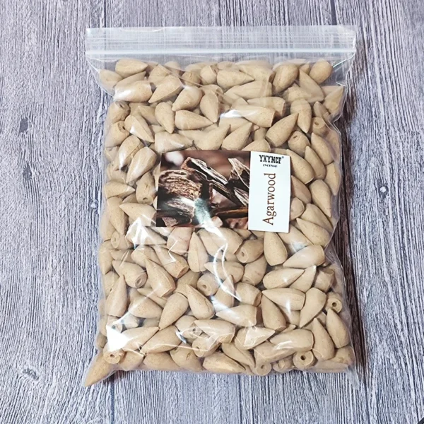 T 100g/200g/500g/1kg torre de refluxo natural cones de incenso indiana refluxo cone incenso sândalo lavanda fragrância doméstica - Imagem 15
