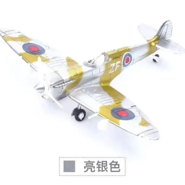 Furacão Militar Fighter, Montagem Avião Modelo, DIY Puzzle Toy, Presente De Plástico, 4D, WW2 F4U Fighter P51 BF109, 1:48 - Imagem 24