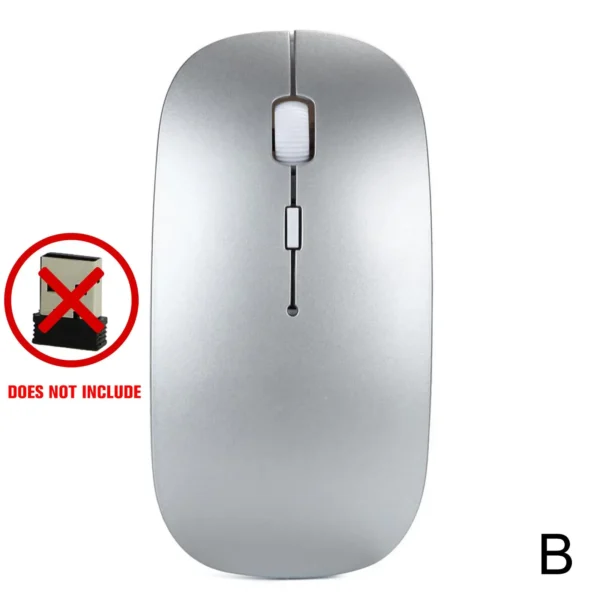 Mouse sem fio bluetooth 5.0, silencioso, ergonômico, óptico, para apple pc, ipad, atacado - Imagem 8