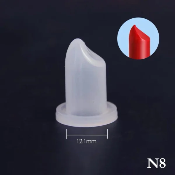 1Pc Silicone Batom Molde DIY Lip Balm Cosmético Molde Suporte Batom Molde DIY Artesanato Ferramenta Molde Feito à Mão - Imagem 8