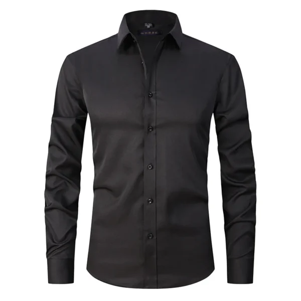 Camisa de manga longa masculina de algodão 6XL 8XL primavera verão formal alta qualidade casual wear respirável moda cor sólida plus size - Imagem 15