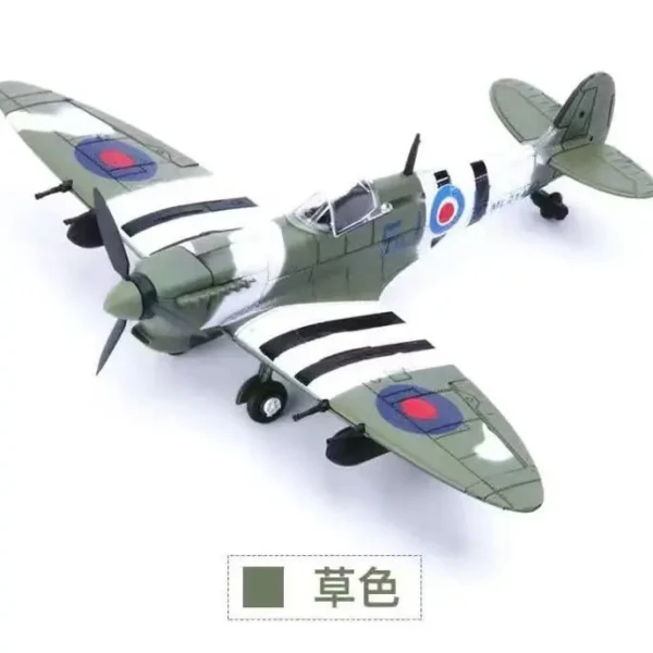 Furacão Militar Fighter, Montagem Avião Modelo, DIY Puzzle Toy, Presente De Plástico, 4D, WW2 F4U Fighter P51 BF109, 1:48 - Imagem 20