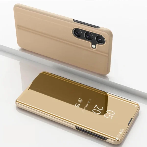 Estojos de telefone espelhado para Samsung Galaxy, armadura à prova de choque, capa de couro, 5G, A35, A25, A15, A54, A53, A52, A34, A14, A32, A13, A51, A73 - Imagem 10