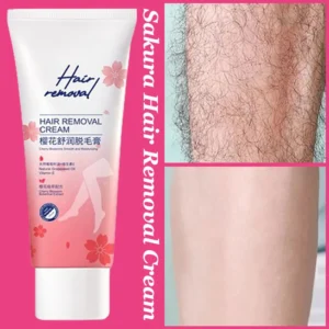 Creme depilatório Sakura para pernas, braços, axilas, lábios, depilação, calmante, hidratante para mulheres, produtos de beleza corporal, 50g