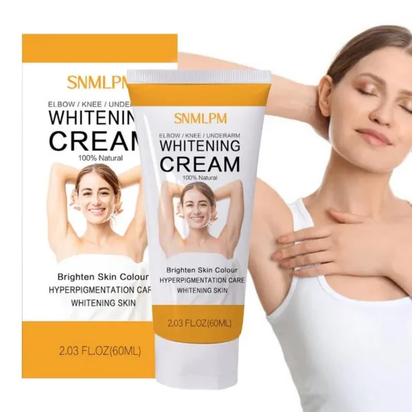 Creme Clareador para Pele Negra, Clareamento de Axilas, Áreas Íntimas, Axilas, Cuidado Corporal, Partes Particulares, Beleza, Saúde - Imagem 2