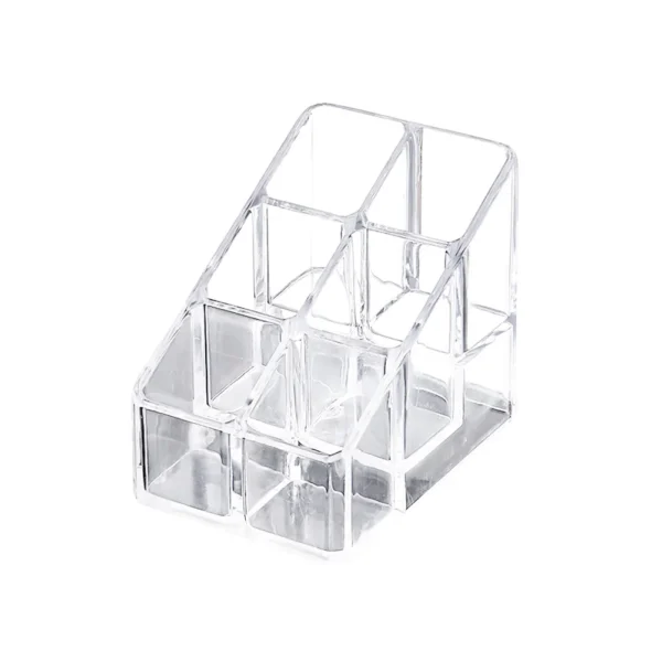 Transparente Acrílico Maquiagem Caixa De Armazenamento, Desktop, Batons Titular, Organizador, Display Stand, Cuidados Com A Pele Dressing Table - Imagem 4
