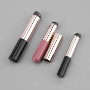 Angular Silicone Lip Brush, corretivo maquiagem ferramenta, portátil redonda cabeça como dedos, Q macio batom