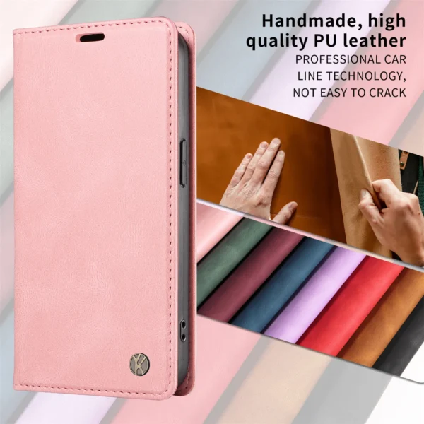 Estojo de couro para Samsung Galaxy, tampa do telefone de carteira, A12, A13, A14, A15, A22, A23, A24, A25, A32, A33, A34, A35, A52S, A53, a54, A55, A72, A73 - Imagem 2
