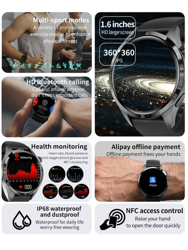 Relogio For Huawei GT4 Max Smart Watch - Imagem 2