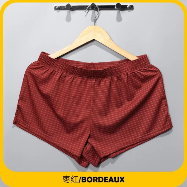 Antibacteriano Boxer Shorts Comfy masculino, Shorts Cool Feeling, Casual Homewear, Solto, Respirável, Legal, Simples, Moda Jovem, Calça Aro