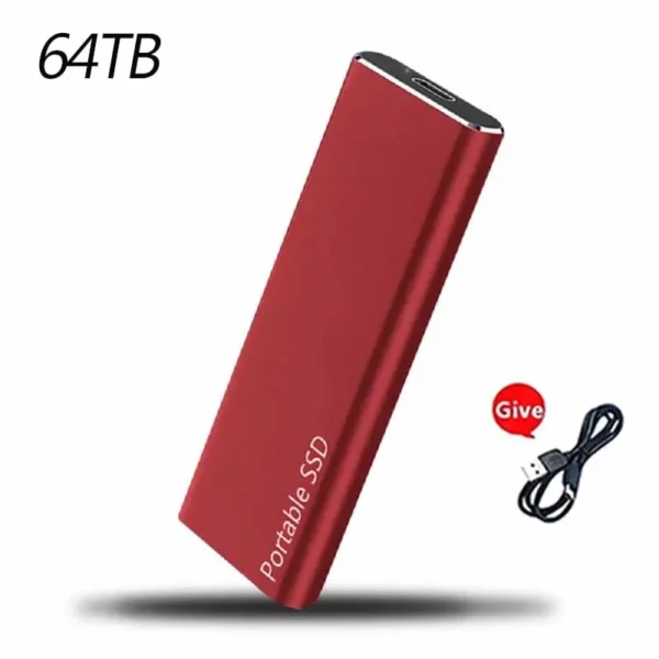 Disco rígido SSD externo portátil, Disco Flash Original para Xiami, Tipo C USB 3.1, 128TB, 2TB, 30TB, 64TB - Imagem 37