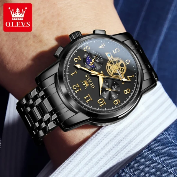 Relógio OLEVS 2900 Moon Phase Watch - Imagem 3