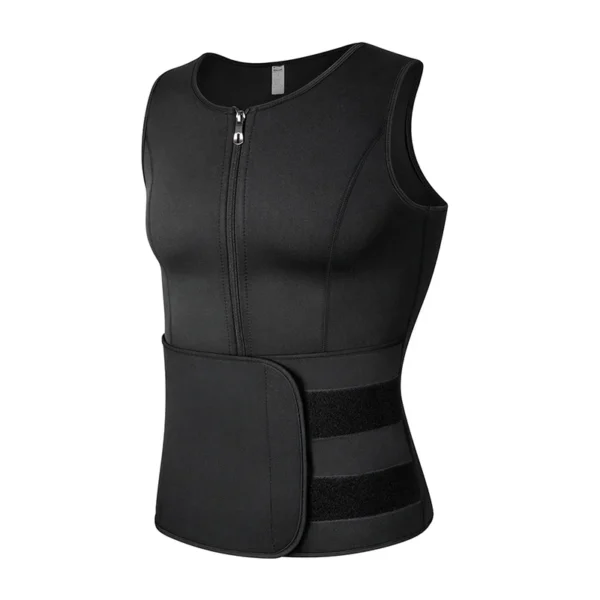 Neoprene sauna suor colete cintura formador corset corpo shaper zíper emagrecimento tanque superior queimador de gordura treino perda de peso shapewear - Imagem 8