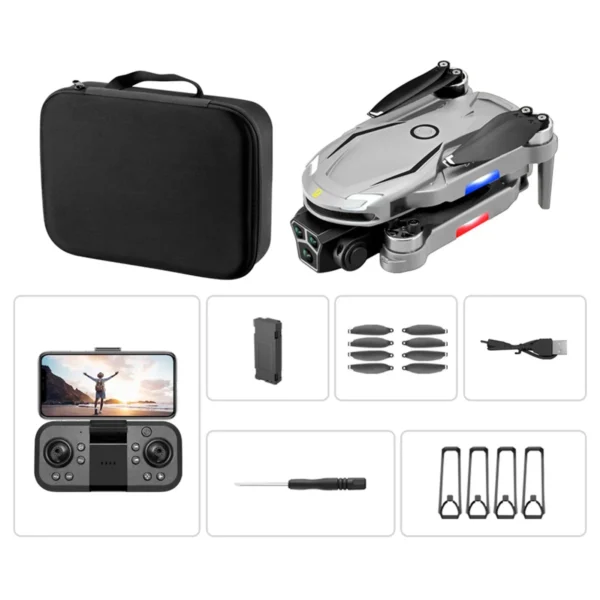 2024 novo drone v888 profissional 8k hd esc câmera sem escova fluxo óptico oa drones aéreos wifi rc uav atualizado v888 drone - Imagem 8