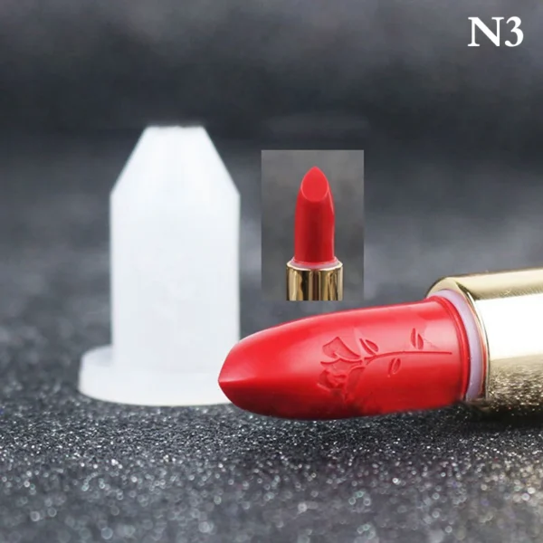 1Pc Silicone Batom Molde DIY Lip Balm Cosmético Molde Suporte Batom Molde DIY Artesanato Ferramenta Molde Feito à Mão - Imagem 16