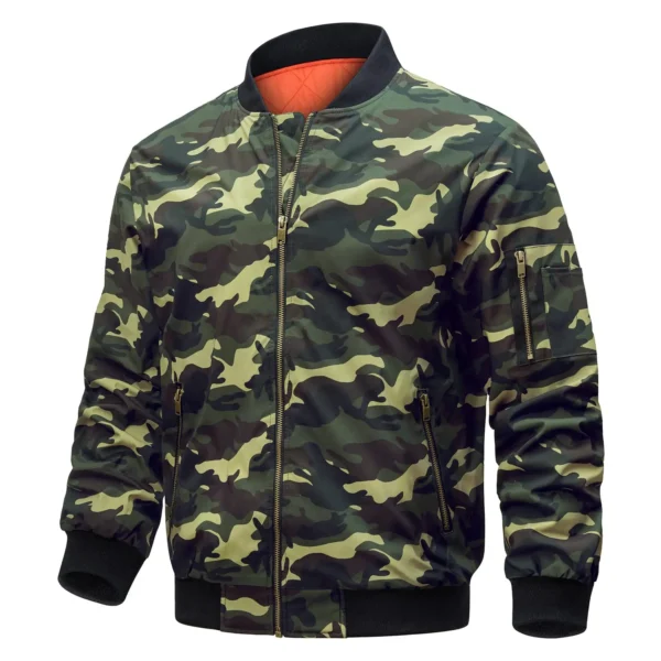 TACVASEN-Jaquetas bombardeiras acolchoadas para homens, jaqueta piloto, moda casual de beisebol, streetwear varsity, casaco retrô, inverno - Imagem 23