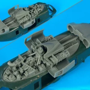 Kit De Montagem De Figura De Resina Fundido, peças De Conversão De Modelo De Aeronaves, Motor De Resina Marinha, Escala 1: 72, NH90 NFH