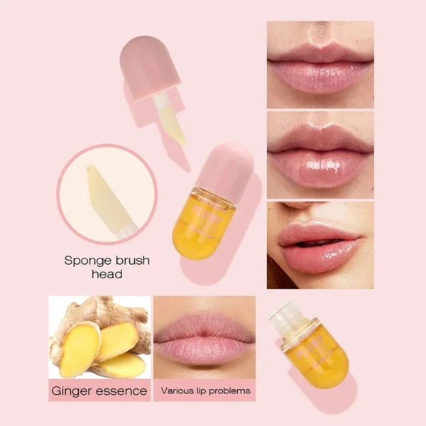 Instant Volumising Lip Serum, Colágeno Plumper, de longa duração aumenta lábios, volume batons, copos antiaderentes, cosméticos sexy - Imagem 2