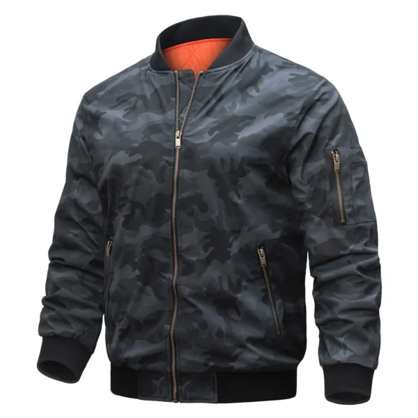 TACVASEN-Jaquetas bombardeiras acolchoadas para homens, jaqueta piloto, moda casual de beisebol, streetwear varsity, casaco retrô, inverno - Imagem 24
