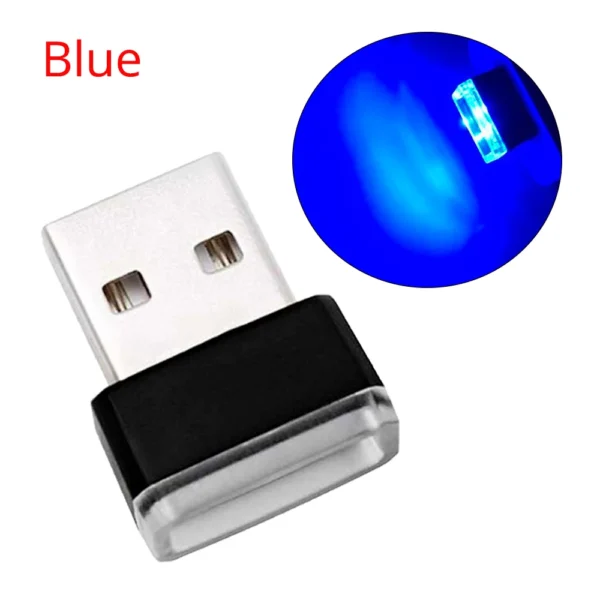 Tragbare-Mini USB Light para o quarto, Modelagem Carro, Ambiente License Plate Lamp, Neon Interior Auto Decoração, Quarto Welcome Night Flashlight - Imagem 7