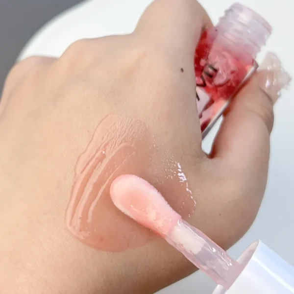 Óleo labial de gelatina de cristal à prova d'água, hidratante duradouro, casaco labial para batom, brilho labial colorido, lábios claros, bálsamo labial  4.3  7 avaliações  ౹  100 vendidosCor: 020201Itens similaresCoreano Kawaii Honey Peach Lip Oil, Longa Duração Hidrata o Soro, - Imagem 3