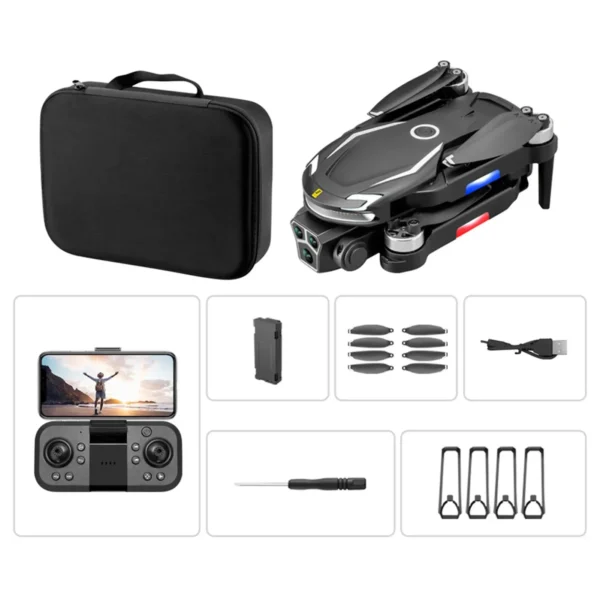 2024 novo drone v888 profissional 8k hd esc câmera sem escova fluxo óptico oa drones aéreos wifi rc uav atualizado v888 drone - Imagem 7
