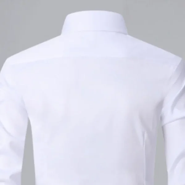 Camisa de manga longa masculina de algodão 6XL 8XL primavera verão formal alta qualidade casual wear respirável moda cor sólida plus size - Imagem 6