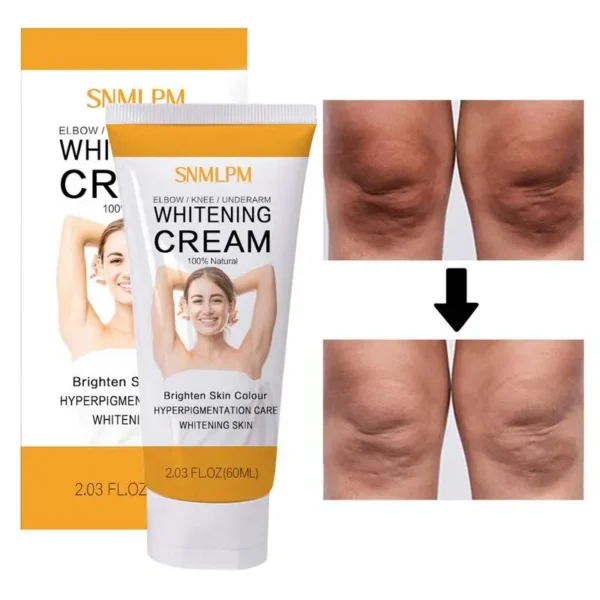 Creme Clareador para Pele Negra, Clareamento de Axilas, Áreas Íntimas, Axilas, Cuidado Corporal, Partes Particulares, Beleza, Saúde - Imagem 3