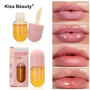 Instant Volumising Lip Serum, Colágeno Plumper, de longa duração aumenta lábios, volume batons, copos antiaderentes, cosméticos sexy