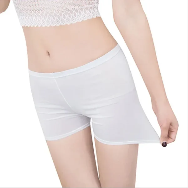 Calças de Segurança verão Curto Em Saias para As Mulheres Menina Boyshorts Calcinhas Sem Costura Grande Tamanho de Segurança Do Sexo Feminino Calcinha Cueca Boxer - Imagem 10