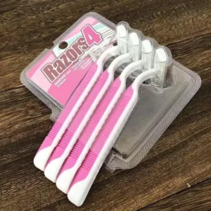 4PCS Depilador de pelos nas axilas Rolo de mola portátil seguro para mulheres Depilador de remoção de pelos faciais Massageador de cuidados faciais Ferramenta depiladora de beleza