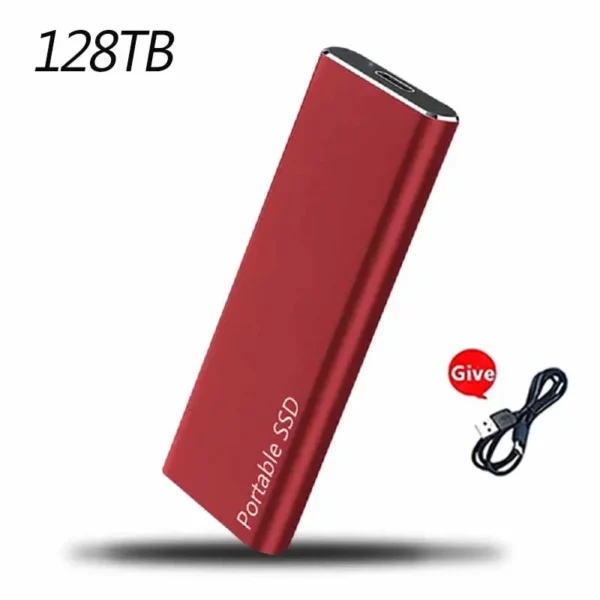 Disco rígido SSD externo portátil, Disco Flash Original para Xiami, Tipo C USB 3.1, 128TB, 2TB, 30TB, 64TB - Imagem 38