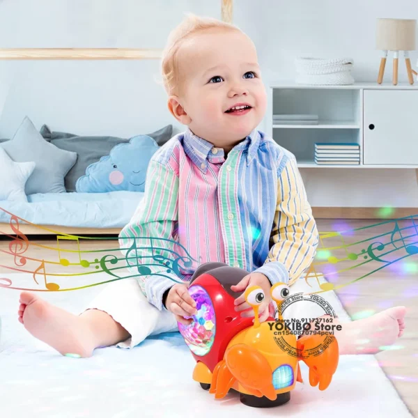 Brinquedo Crawling Crab Baby Toys - Imagem 5