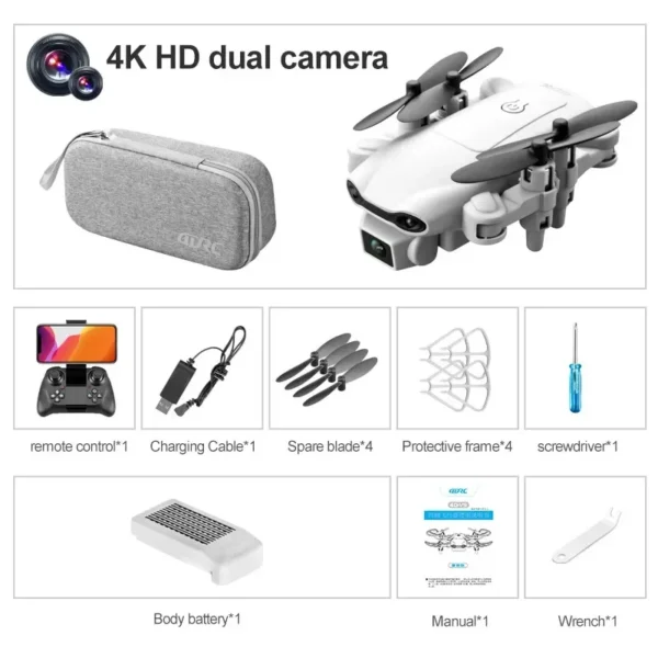 Mini drone v9 rc 4k câmera dupla, câmera grande angular hd, 1080p, wi-fi, fpv, helicóptero, dobrável, quadcopter, brinquedos - Imagem 8