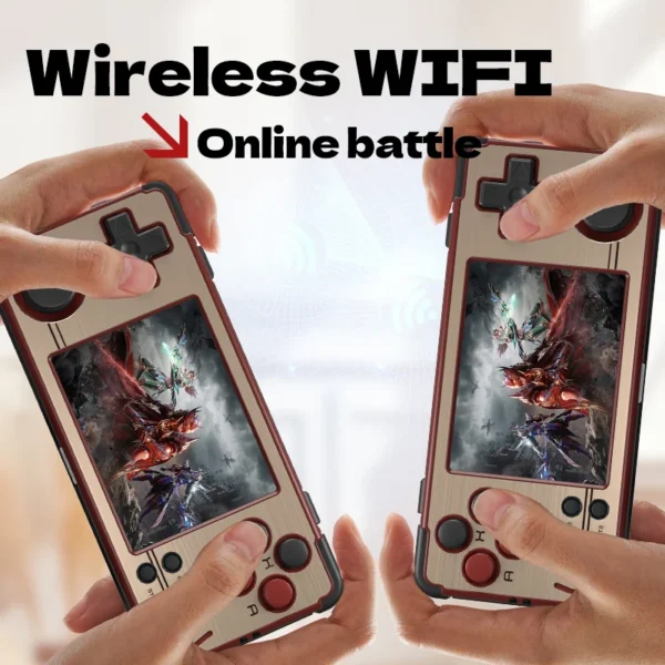 MIYOO A30 Handheld Game Console, Emulador Retro, Video Console, Motor de Vibração, Presentes Jogador, 2.8 "Tela IPS, Sistema Linux, 2.4G, WiFi - Imagem 4