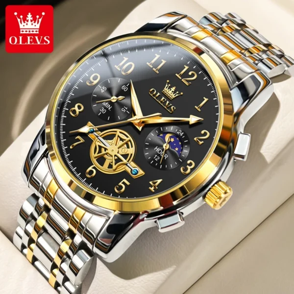 Relógio OLEVS 2900 Moon Phase Watch - Imagem 7