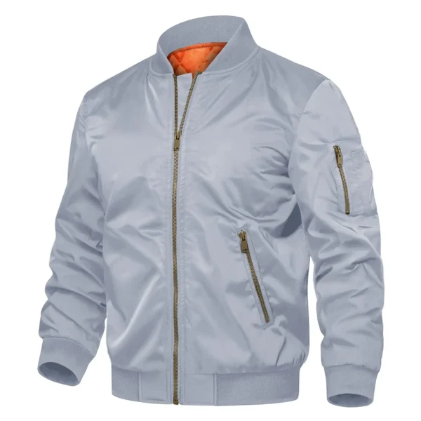 TACVASEN-Jaquetas bombardeiras acolchoadas para homens, jaqueta piloto, moda casual de beisebol, streetwear varsity, casaco retrô, inverno - Imagem 16