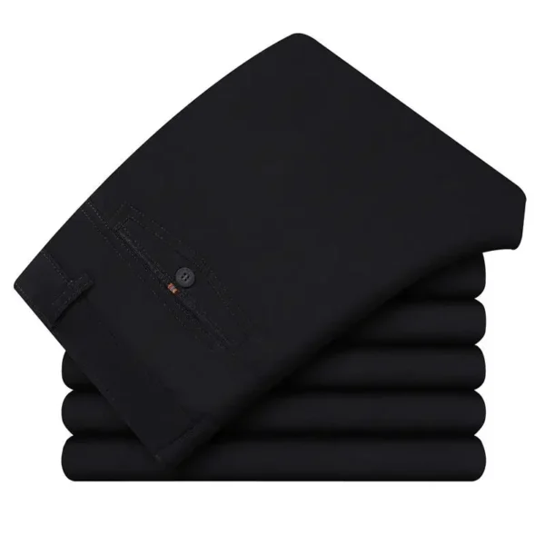 100% Algodão Verão Fino Terno Calças Masculinas Casual Outono Grosso Clássico Negócios Moda Calças Elásticas Roupas Masculinas de Marca KOACUS - Imagem 12
