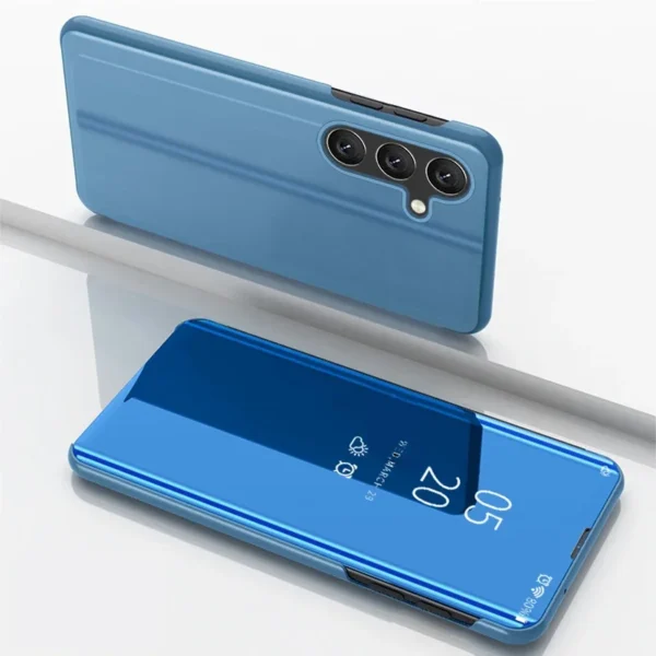 Estojos de telefone espelhado para Samsung Galaxy, armadura à prova de choque, capa de couro, 5G, A35, A25, A15, A54, A53, A52, A34, A14, A32, A13, A51, A73 - Imagem 9