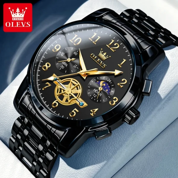 Relógio OLEVS 2900 Moon Phase Watch - Imagem 10