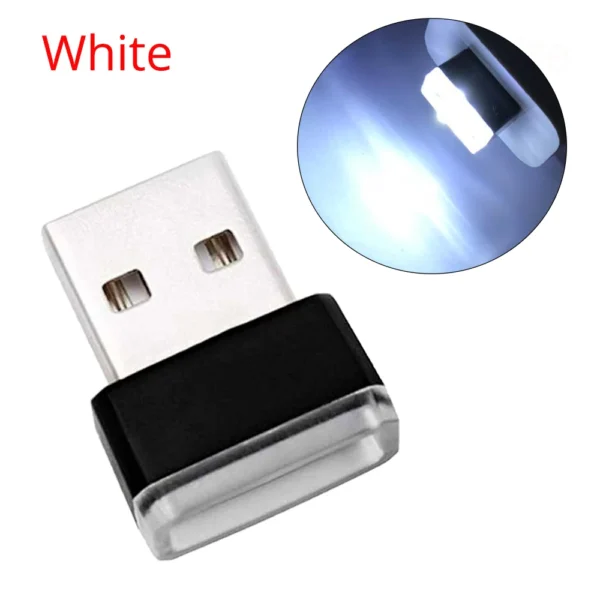 Tragbare-Mini USB Light para o quarto, Modelagem Carro, Ambiente License Plate Lamp, Neon Interior Auto Decoração, Quarto Welcome Night Flashlight - Imagem 8
