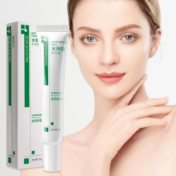 Ácido salicílico Clareador Encolher Creme Facial Suavizante Reparador Cremes para a Pele Facial Saúde Feminina Beleza Produtos para Cuidados com a Pele - Imagem 2